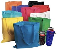Funiverse 50 Bulk Tote Bag Mega Pack - 15 x 16 Lar
