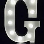 G INITIAL LETTER LIGHT