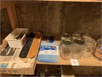 Lot including mason jars and other goods entire