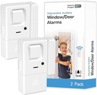 Door Window Alarm - 2 Pack - Adjustable Volume