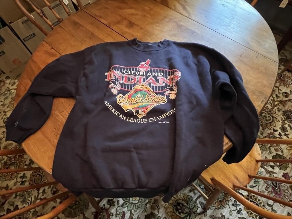 XL Indians World Series Sweatshirt