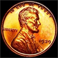 1939 Lincoln Wheat Penny GEM PROOF