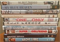 10 Lightly Used DVD's