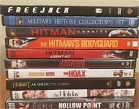 10 Lightly Used DVD's