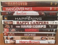 10 Lightly Used DVD's