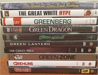 10 Lightly Used DVD's