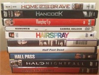 10 Lightly Used DVD's