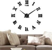 Vangold Large DIY Frameless Wall Clock Modern Mute