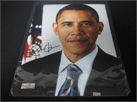 Barack Obama signed 8x10 photo COA