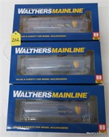 3 Walthers Mainline Hopper Cars, OB