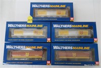5 Walthers Mainline Hopper Cars, OB