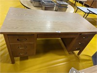 Wooden Teacher Desk- Indiana Desk