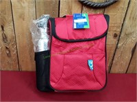 Ice Red Lunch Kit Stainless w/ Steel Bottle