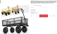 E6258 Steel Garden Cart 660 LBS Capacity