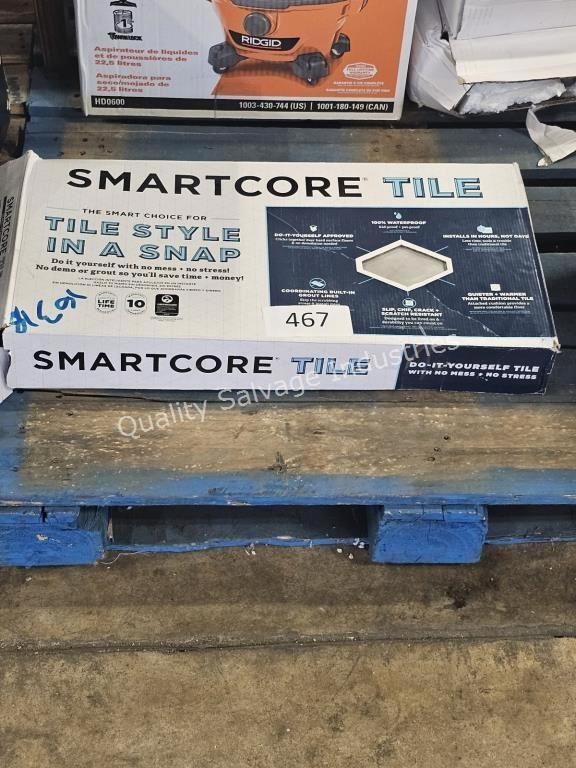 box of smartcore tile flooring (jaspar onyx)