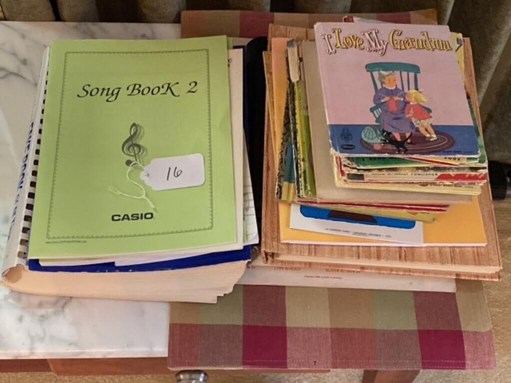 Assorted Childrens, & Music Books