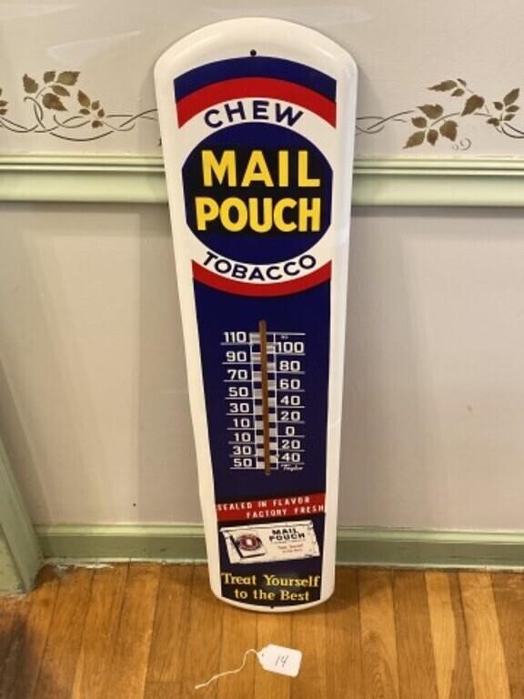 Mail Pouch Thermometer