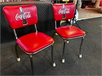 Pair of Matching Coca-Cola Chairs