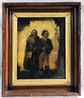 Framed Oil On Canvas
