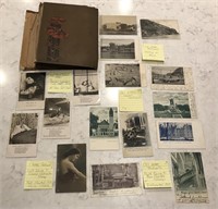 Antique Album and RPPC Postcards - Early 1900's