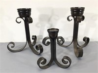 Scrolled Candle Holders