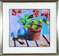 Tom Dooley "Floral Still Life" Watercolor