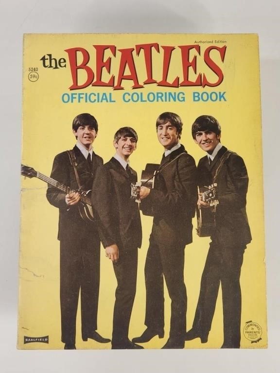 VINTAGE UNUSED THE BEATLES COLORING BOOK