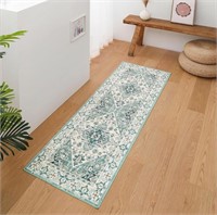 2’x6’ Vintage Design Washable Area Rugs with Non