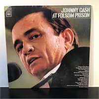 JOHNNY CASH AT FOLSOM PRISON VINYL RECORD LP
