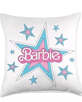 Barbie - Vintage Stars Logo Throw Pillow