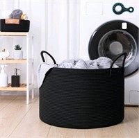 Big Woven Rope Laundry Basket