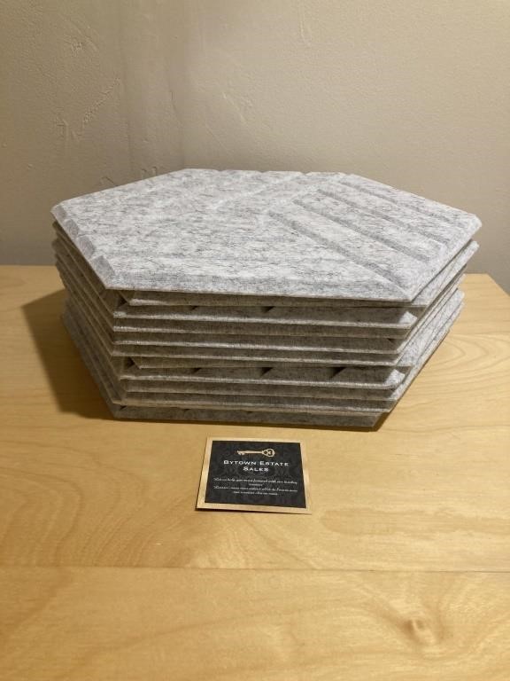 Lot of Hexagonal Acoustic Tiles