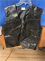 Man size extra large, black vest