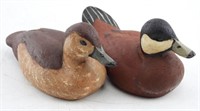 Pair of A. Mock Ruddy Duck Miniature Hen & Drake
