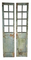 Pair Vintage Wood Interior Doors