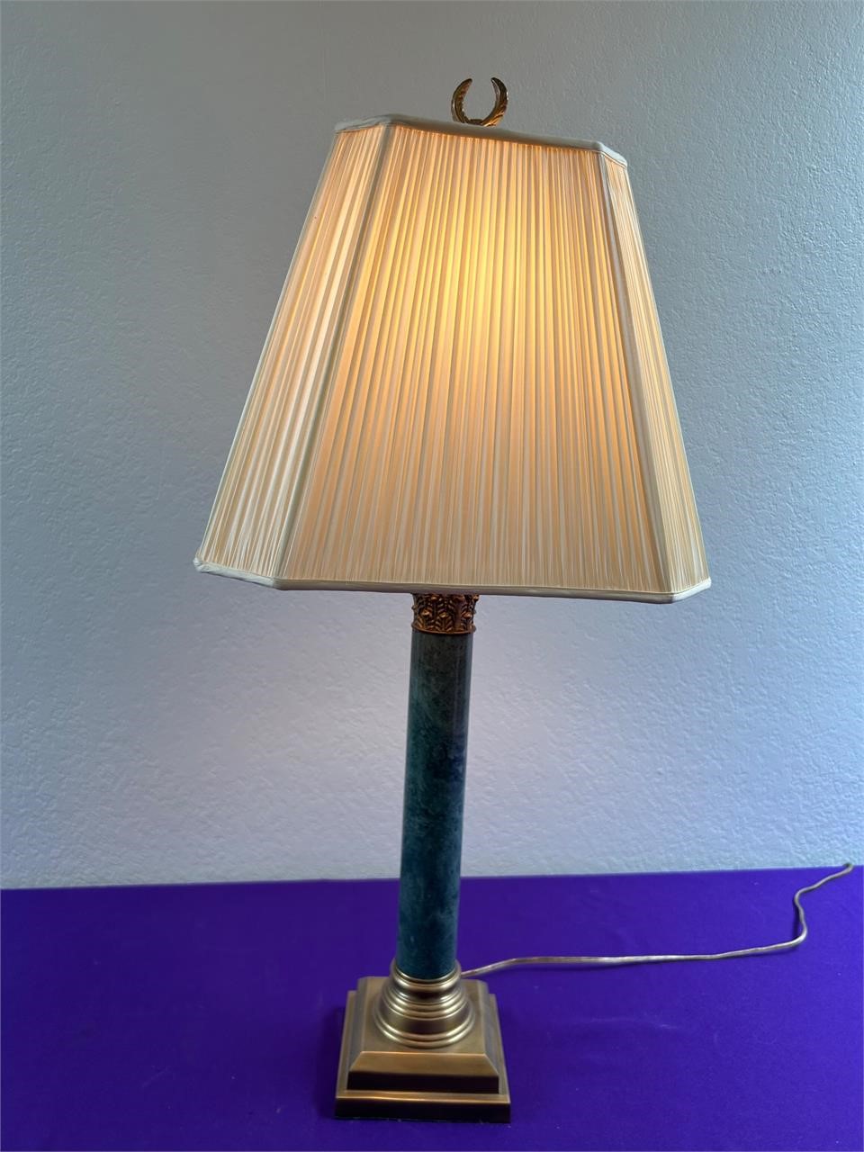 Stone / Metal Base Table Lamp