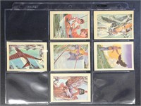 1956 Adventure Gum Cards 20+ different cards, Gum
