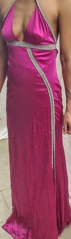 Pink Sequin Gown