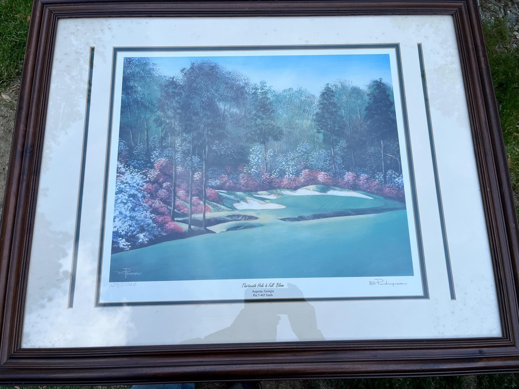Vintage Signed and Numbered Augusta Print