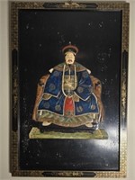 Vintage Asian style wood wall decor