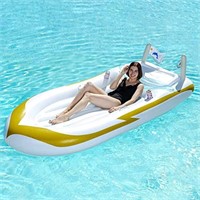 Sloosh Luxury Inflatable Yacht Boat Pool Raft with