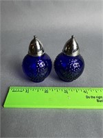 Blue Salt and Pepper Shakers