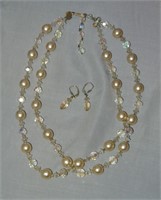Vintage Beaded Necklace Set