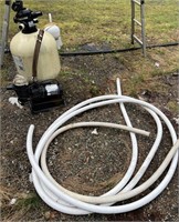 Pump and Sand Filter w/Some Hose