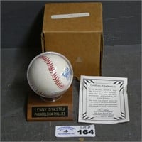 Lenny Dykstra Signed Baseball w/COA