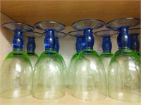 Set of 10 Unique Water Glasses