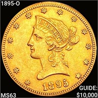 1895-O $10 Gold Eagle CHOICE BU