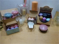 Candle Holders / Candles - Lot