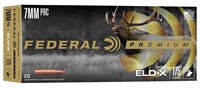 Federal P7PRCELDX1 Premium ELDX 7mm PRC 175 gr Ext