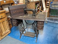 Antique Fairy Treadle Base Sewing Machine